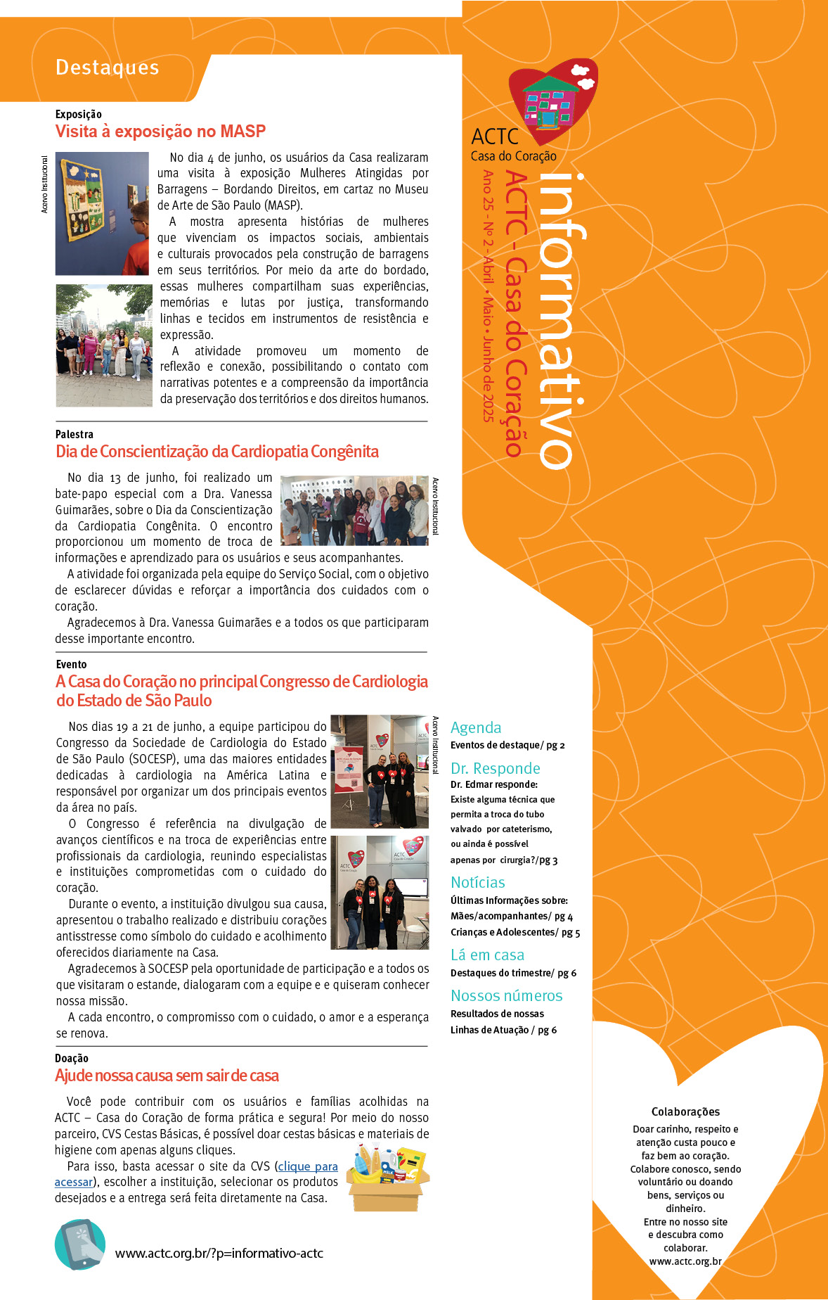 Informativo ACTC - Casa do Coração